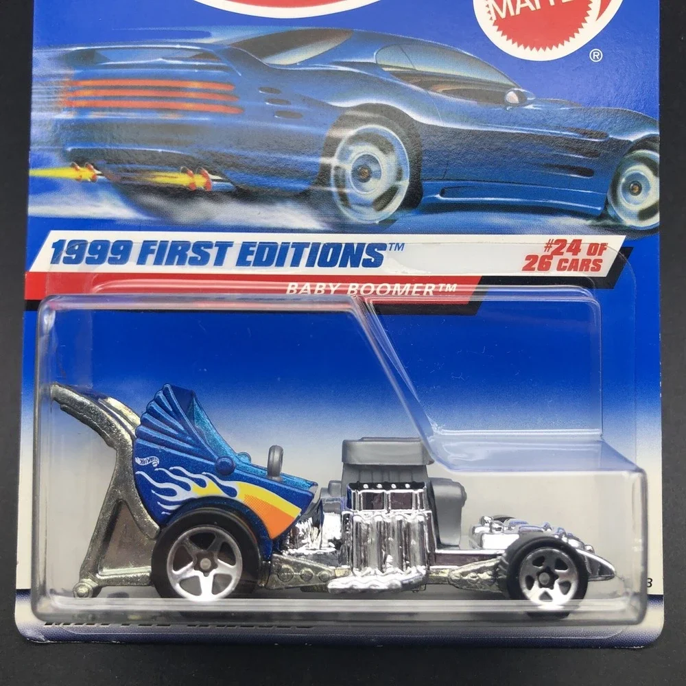 Hot Wheels Baby Boomer Car Buggy 1999 First Editions Blue Diecast 1/64 Scale 680